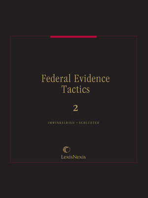 cover image of Federal Evidence Tactics